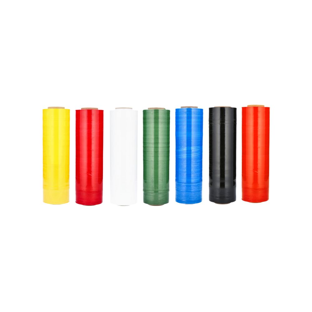 Colored Pre-Stretched Hand Wrap