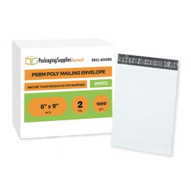 2 Mil Poly Mailers Envelope 1000 Qty