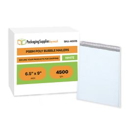 Bubble Poly Mailers 4500 Pack 6.5 Inch