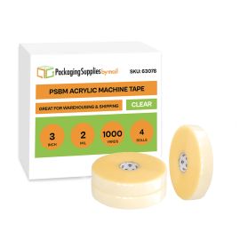 Clear Acrylic Machine Length Tape 4 Qty