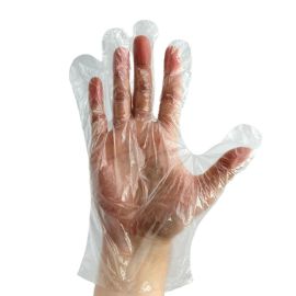 Clear TPE Vinal Food Service Gloves