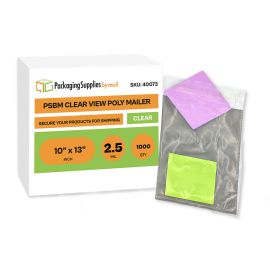Clear View Poly Mailers 1000 Qty 10 inch
