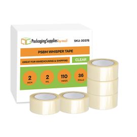 Clear Whisper Tape 36 Qty