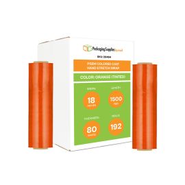 Colored Cast Hand Stretch Wrap Orange Tinted 192 Qty