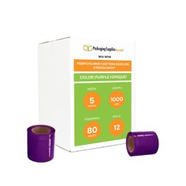 Colored Cast Mini Bundling Stretch Wrap Purple Opaque 12 Qty