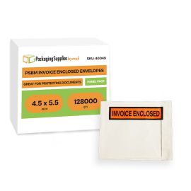 Invoice Enclosed Envelopes 128000 Qty