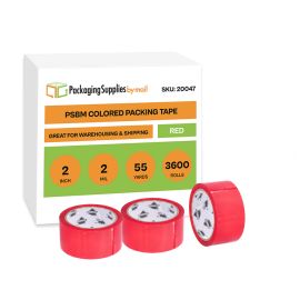 Red Color Packing Tape 3600 Qty