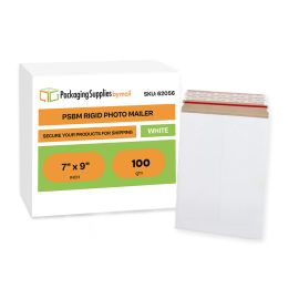 Rigid Mailers White 100 Qty