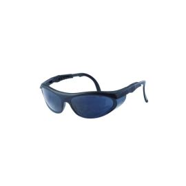 Smoked Lens Anti Scratch Black Trim Safety Glasses