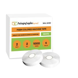 White Color Machine Length Tape 6 Qty