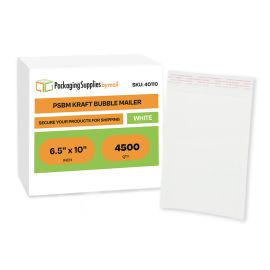 White Kraft Bubble Mailers 4500 Qty