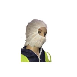 White Personal Protection Hood
