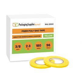 Yellow Poly Bag Tape 96 Qty